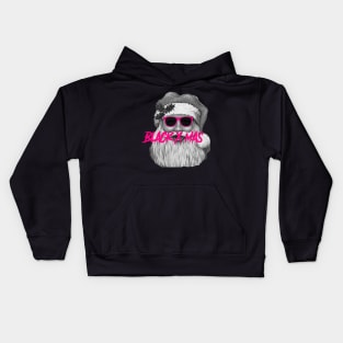 Merry black christmas Kids Hoodie